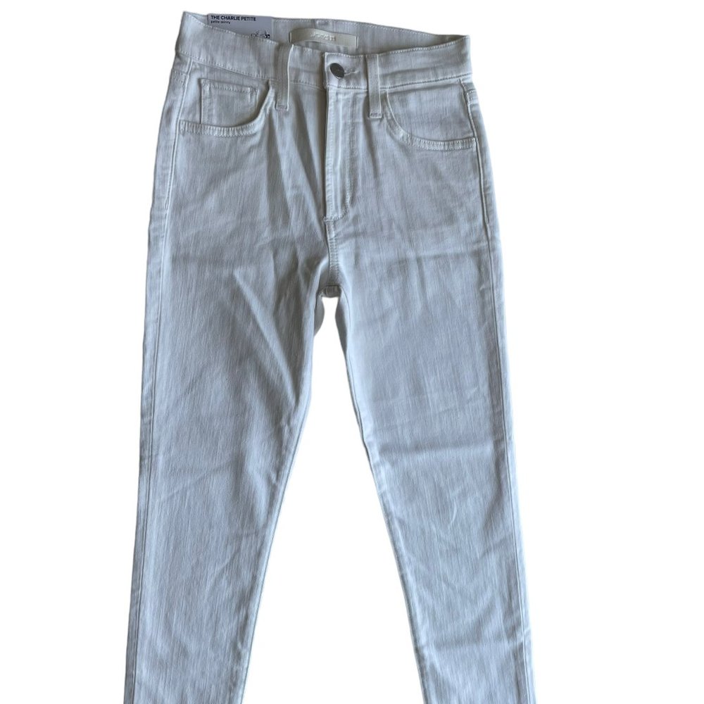 JOE'S Jeans Flawless The Charlie High Rise Petite Skinny Jeans White Sz 24